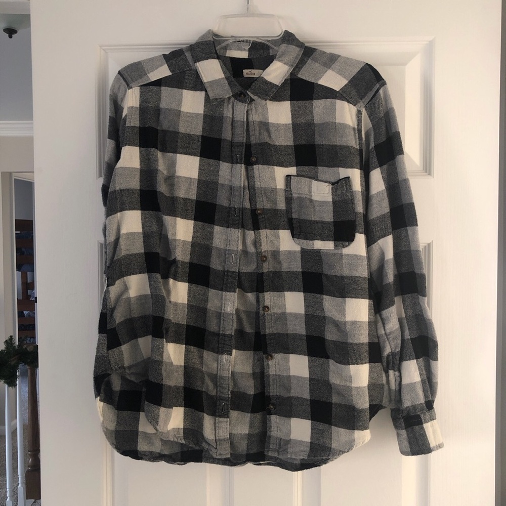 Black and white flannel